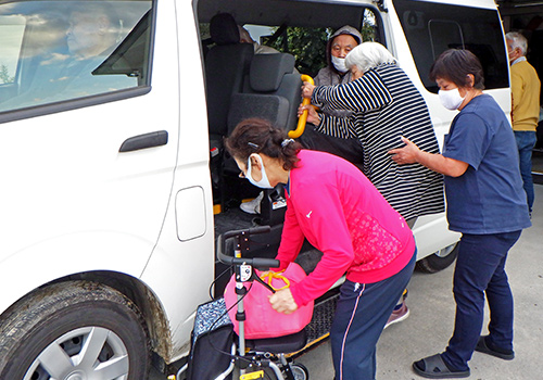 送迎の様子